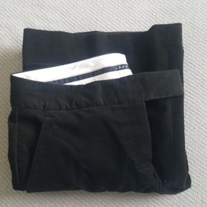 Theory Black Wide Leg Pants